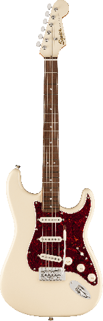 Fender Squier FSR Classic Vibe 60s Stratocaster Tortoiseshell Pickguard Olympic White Electric Guitar