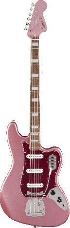 Fender Squier Classic Vibe Bass VI Tortoishell Pickguard Burgundy Mist Bass Guitar