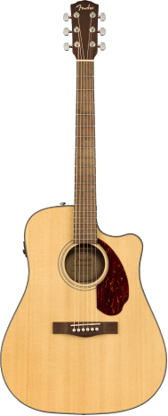 Fender CD-140SCE Acoustic Guitar - Walnut Fingerboard - Natural w/case