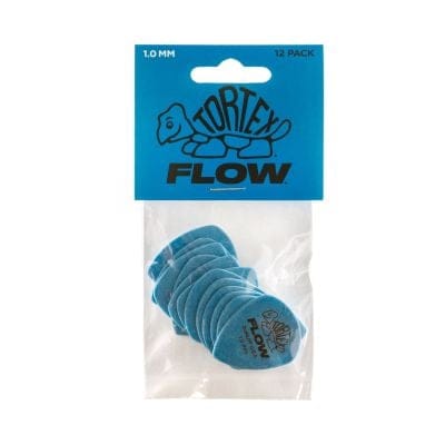 JIM DUNLOP - JPTF10 TORTEX FLOW  Standard Player’s Guitar Picks Pack 1.0mm. Blue