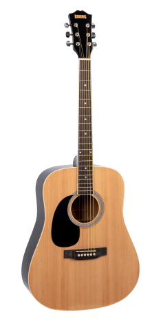 Redding - RED50LH  Left hand Dreadnought Guitar Natural