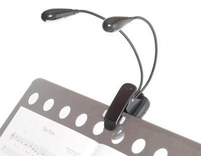 AMS Twin Music Stand Light LED