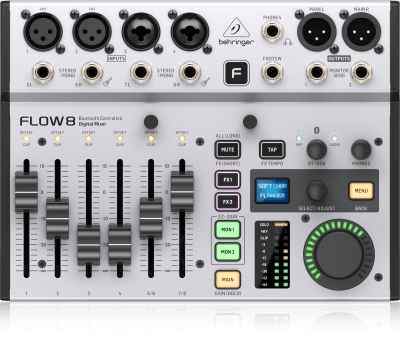 Behringer - Flow8 Digital Mixer w/ Bluetooth & Phone App control