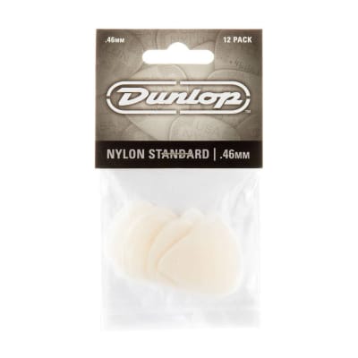 Dunlop JP246 Nylon Standard Player’s Guitar Picks Pack. .46mm.