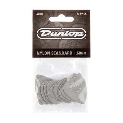 Dunlop JP260 Nylon Standard Player’s Guitar Picks Pack. .60mm.
