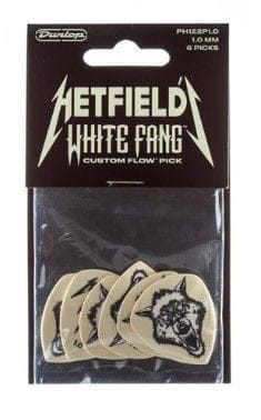 Jim Dunlop - JPWF114 James Hetfield White Fang Custom Flow Pick Player’s Pack.