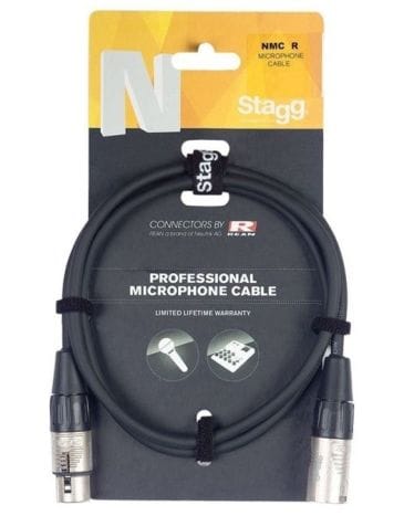 Stagg NMC3R XLR Mirophone Cable 3M/10ft