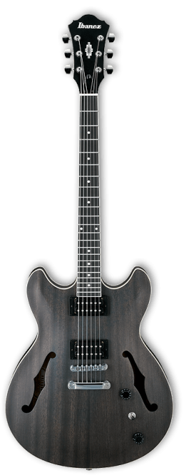 【hamm3】Ibanez AS53 TKF Ibanez AS53 TKF Artcore - trans black flat Semi-hollow