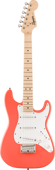 Fender FSR Mini Stratocaster Maple Fingerboard Electric Guitar Tahitian Coral