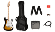 Squier Sonic� Stratocaster� Pack, Maple Fingerboard, 2-Color Sunburst, Gig Bag, 10G - 240V AU