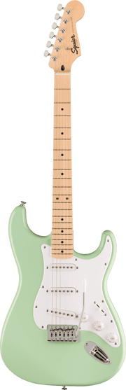 Squier FSR Squier Sonic Stratocaster, Maple Fingerboard, White Pickguard, Surf Green