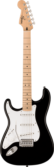 Squier Sonic? Stratocaster? Left-Handed, Maple Fingerboard, White Pickguard, Black