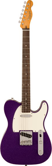 Fender Squier Classic Vibe Baritone Custom Telecaster Purple Sparkle Electric Guitar