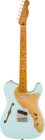 Squier FSR Classic Vibe '60s Telecaster Thinline, Maple Fingerboard, Gold Anodized Pickguard, Sonic Blue