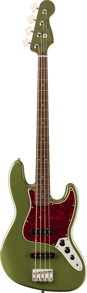 Fender Squier FSR Classic Vibe '60s Jazz Bass Tortoiseshell Pickguard Olive Bass Guitar