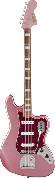 Fender Squier Classic Vibe Bass VI Tortoishell Pickguard Burgundy Mist Bass Guitar