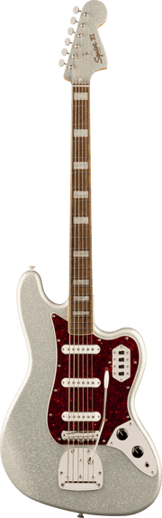 Fender Limited Edition Classic Vibe Bass VI Bass Guitar Silver Sparkle