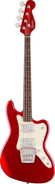 Fender Squier Limited Edition Paranormal Rascal Bass HH Candy Apple Red Bass Guitar