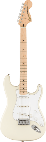 Affinity Series� Stratocaster�, Maple Fingerboard, White Pickguard, Olympic White