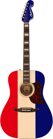 Fender Buck Owens Kingman with Case, Red White and Blue