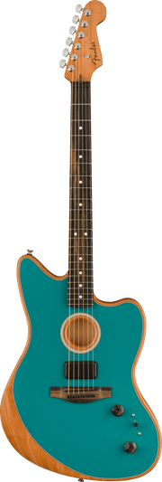 American Acoustasonic? Jazzmaster?, Ocean Turquoise, Ebony Fingerboard