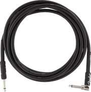 Professional Series Instrument Cable, Straight-Angle, 10', Black