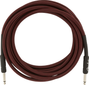 Professional Series Instrument Cable, 15', Red Tweed