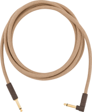 Festival Instrument Cable, Straight/Angle, 10', Pure Hemp, Natural