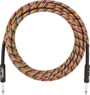 Festival Instrument Cable, Straight/Straight, 18.6', Pure Hemp, Rainbow