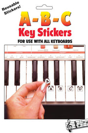 ABC Keyboard Stickers - Various (Keyboard) - Hal Leonard. Stickers Book