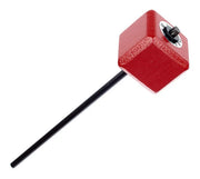 J.R. Robinson Red Hard Wood Square Beater Black S 208