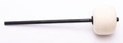 Bass Drum Pedal Beater - White Felt, Black Shaft 206