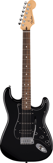 Standard Stratocaster HSS, Laurel Fingerboard, Black Pickguard, Black