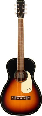 Jim Dandy™ Parlor, Walnut Fingerboard, White Pickguard, Rex Burst