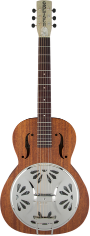 G9200 BoxcarT Round-Neck, Mahogany Body Resonator Guitar, Natural