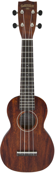 G9100 Soprano Standard Ukulele with Gig Bag Ovangkol Fingerboard Vintage Mahogany Stain