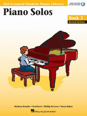 Piano Solos - Book 3 - Book with Online Audio - Various (Piano) HLSPL - Hal Leonard. Sftcvr/Online Audio Book