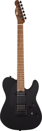 Pro-Mod So-Cal Style 2 24 HH HT CM, Caramelized Maple Fingerboard, Satin Black