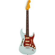 Fender American Professional II Stratocaster Thinline (Transparent Daphne Blue)