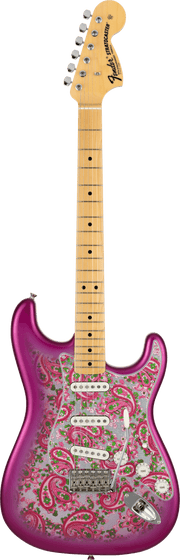 Fender Made in Japan Limited Stratocaster Pink Paisley Electric Guitar Pink Paisley