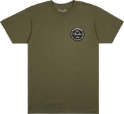 StratocasterT 70th Anniversary Badge Tee, Olive, M