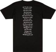 Fender� Logo Date Back Tee, Black, S