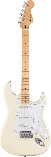 Standard Stratocaster Maple Fingerboard White Pickguard Olympic White