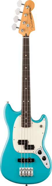 Player II Mustang® Bass PJ, Rosewood Fingerboard, Aquatone Blue