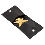 AMS ED460 2-Inch Brass Finger Cymbals - Pair in Black Storage Pouch