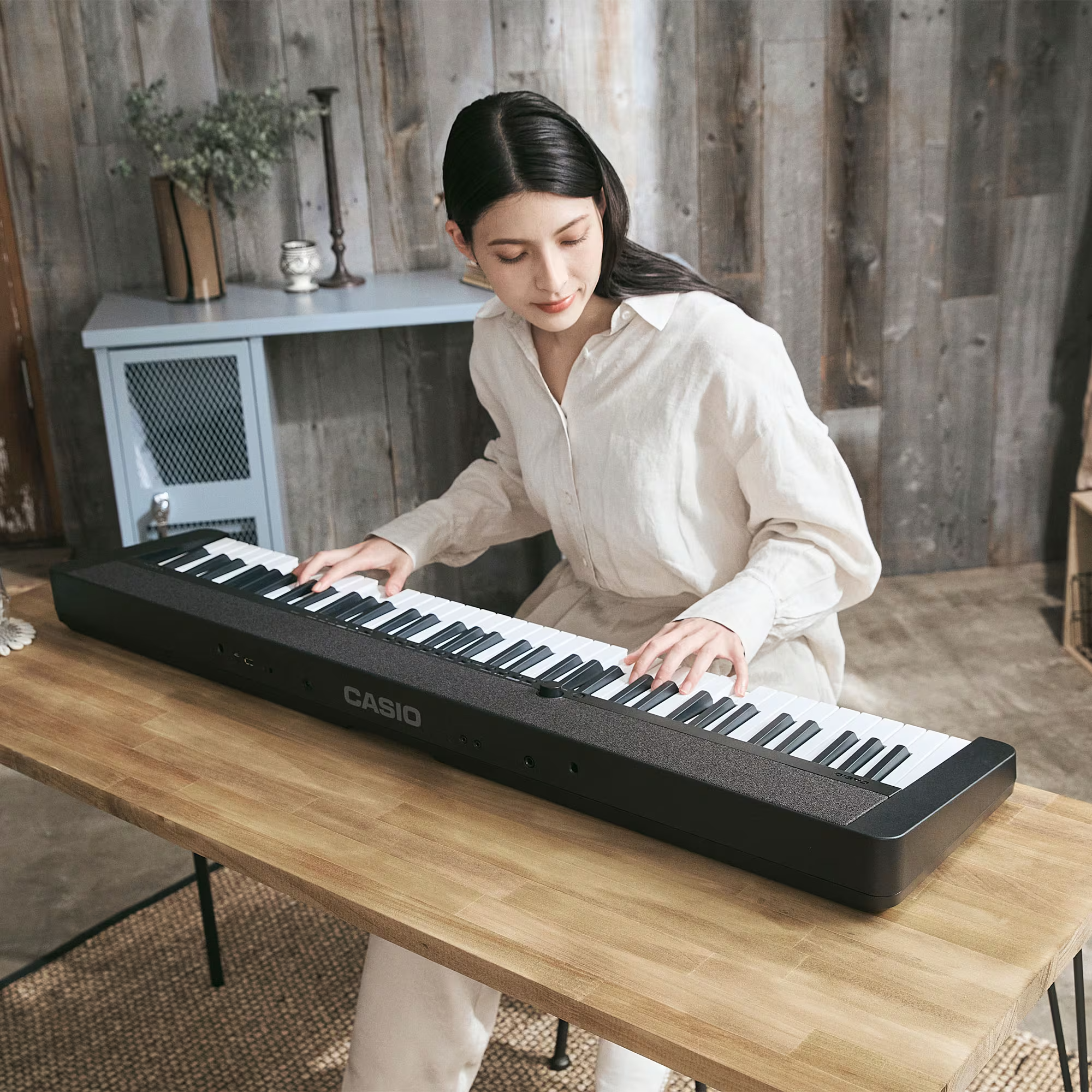 CTS1-76BK 76-Note Casiotone Keyboard - Black – Musos Corner