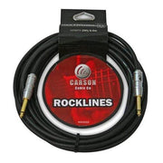 Carson Rocklines ROK20SS Noiseless Guitar Cable - Black, 20ft