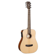 Cort Earth GO 3/4 acoustic-electric guitar - open pore - full front view
