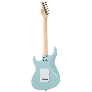 Cort G200 HSS electric guitar - sky blue - rear view