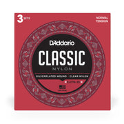EJ27N Student Nylon Classical Guitar Strings Normal Tension 3 Sets